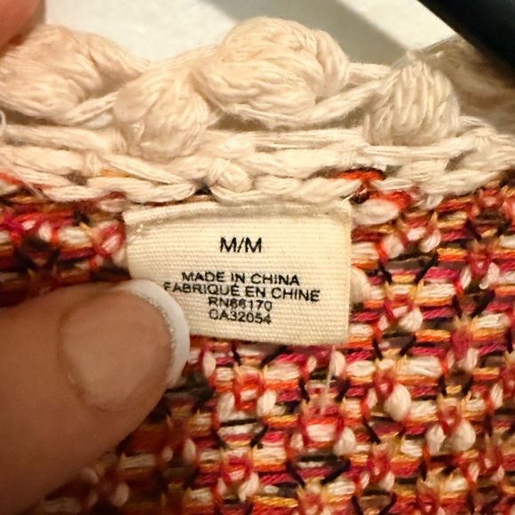 Rare Anthropologie Moth Pleiades Paisley Knit Open Cardigan - Picture 3 of 10